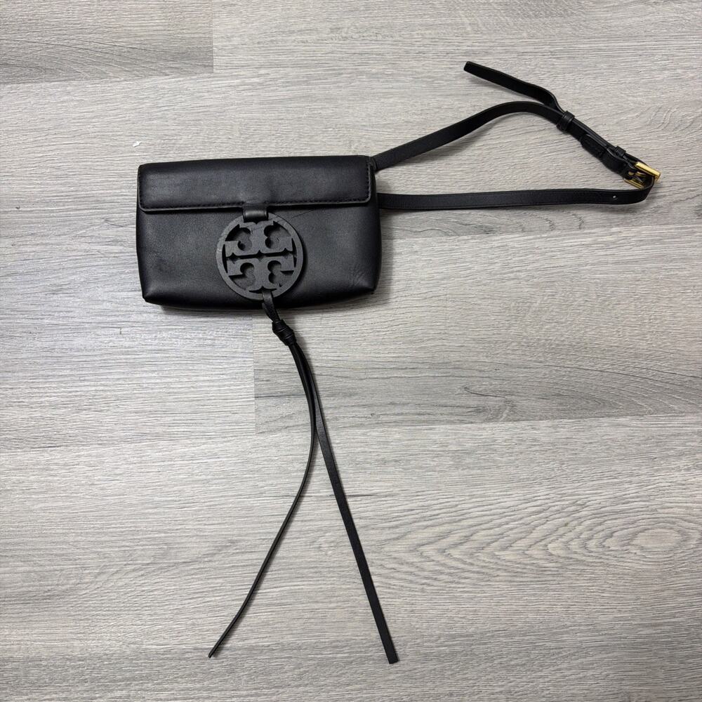 Tory Burch Black Large Belt Bag Fanny Pack Miller